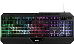 Клавіатура 2E Gaming KG315 RGB Ukr Black (2E-KG315UBK)