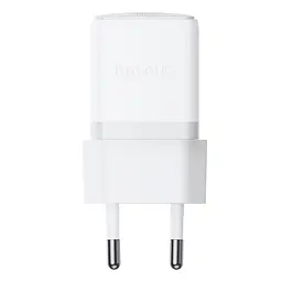 Мережевий зарядний пристрій Baseus Palm Fast Charger 1C 20W EU Moon білий (with Baseus Mini білий Cable USB-C to USB-C 60W