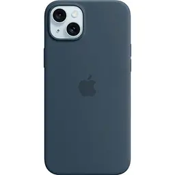 Чохол Silicone Case with MagSafe для Apple iPhone 15 Plus Storm Blue ААА [94558]
