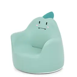 Дитяче крісло-пуф динозавр з екошкіри з наповненням memory foam 48-61-50 см (M 5721 Dino)