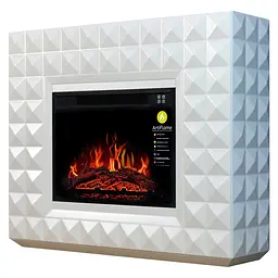 Камінокомплект ArtiFlame DIAMOND AF23S БІЛИЙ Б'ЯНКО (зі звуком)
