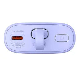 Зовнішній акумулятор Baseus Power Bank 5200mAh 20W Lightning (P10055600512-00) Purple - мініатюра 3
