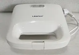 Вафельниця-сендвічниця 2 в 1 Liberton LSM-8020 White - мініатюра 5