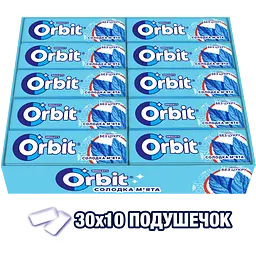 Гумка жувальна Orbit Sweet Mint драже, 14 г (609138) - мініатюра 6