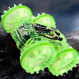 Машинка-амфібія на радіокеруванні YL-103 2.4G Transparent green - мініатюра 8