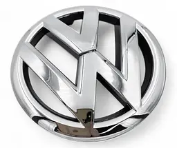 Емблема Volkswagen Jetta 6 2010 -2014г Хром об'ємна 130 мм (OEM: 5C6 853 601, 5C6853601, 5C6853630DLIP, 5C6853601ULM) - мініатюра 4