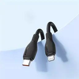 Кабель Baseus Pudding Series Fast Charging Cable Type-C to Lightning 20W 2m P10355701111-01 Black - мініатюра 3