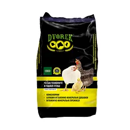 Комбікорм для індиків Dvorek Стартер віком 6-10 тиж. 25 кг