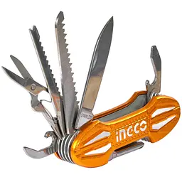 Ніж мультифункциональний Ingco 15-в-1 9.5 см (HMFK8158) - мініатюра 9