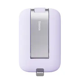 Підставка для гаджетів Baseus Seashell Series Folding Phone Stand (with Xiaomirror) B10551501511-00 Purple - мініатюра 2