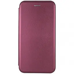 Шкіряний чохол-книжка Classy для Xiaomi Redmi Note 8 Pro Бордовий