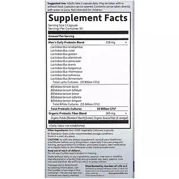 Пробіотики для чоловіків Garden of Life Probiotics Once Daily Men's 50 млрд КУО 30 вегетаріанських капсул - мініатюра 3