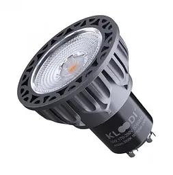 Лампа LED GU10 5WCOB 3000К 450Lm DIM KLOODI KDGU10-QL 5WCOB 3K 10D BK DIM - мініатюра 4