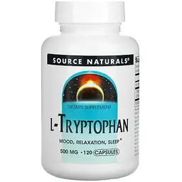 Амінокислота Source Naturals L-Триптофан 500 мг 120 капсул