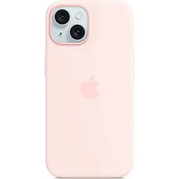Чохол Silicone Case with MagSafe для Apple iPhone 15 Storm Light Pink ААА [95905]