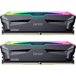 Модуль пам'яті Lexar DDR5 32GB (2X16) Ares 6800MHz RGB Black (LD5U16G68C34LA-RGD)