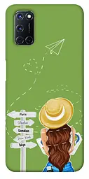 Чохол Demsky Travel girl для Oppo A52 / A72 / A92