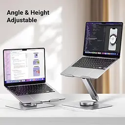 Підставка для ноутбука Ugreen LP592 тримач для Macbook Air Pro, Macbook Pro алюміній сірий (90849) - мініатюра 2