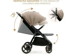 Коляска прогулянкова KinderKraft Mitzy Linen Beige (KSMITZ00BEG0000) - мініатюра 7