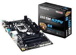 Материнська плата Gigabyte GA-H81M-S2PV rev. 3.0 LGA 1150 (GA-H81M-S2PV REV.3.0) Б/В - мініатюра 3