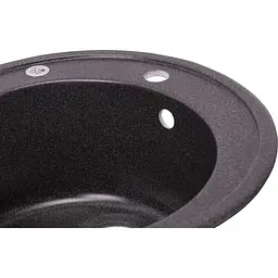 Кухонна мийка Lidz D510/200 GRF-13 графіт (LIDZGRF13D510200) - мініатюра 3
