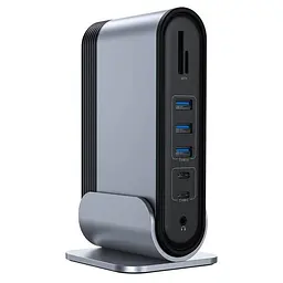Хаб адаптер Baseus Working Station Four-Screen 16-in-1 (CAHub-HG0G) - мініатюра 2