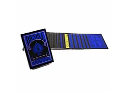 Карти гральні United States Playing Card Company Bicycle - Reverse (Blue & Black) (ВР_КИРББ) - мініатюра 2