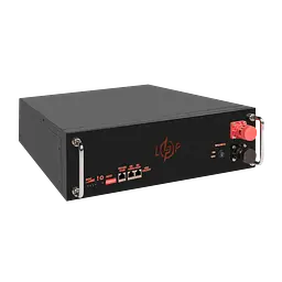 Акумулятор LP LiFePO4 51,2V - 100 Ah (5120Wh) (BMS SP 100A/50А) RM RS485/CAN LCD BL - мініатюра 4