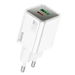 Адаптер мережевий HOCO Glorious N46 |1USB/1Type-C, 20W/3A, PD/QC| - мініатюра 3