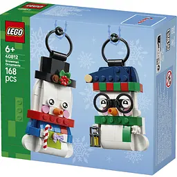 Конструктор LEGO Iconic Прикраси зі сніговиком 168 ел. (40812) - мініатюра 2