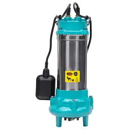 Насос каналізаційний 1.5кВт Hmax 19.5м Qmax 350л/хв з ножем (нерж) AQUATICA (773434) - мініатюра 2