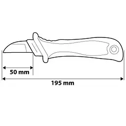 Neo Tools 01-550 Ніж монтерський (1000 В), 195 мм - мініатюра 3