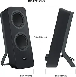 Акустика Logitech Z207 Bluetooth Black (L980-001295) (6582113) - мініатюра 7