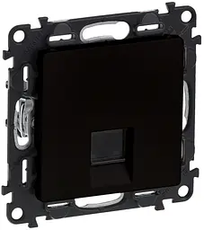 Розетка RJ45 кат. 5e UTP Valena Life матовий чорний Legrand osv0002026