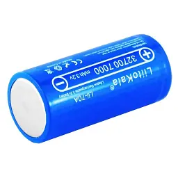 Акумулятор 32700 LiitoKala Lii-70A 7000 mAh літій-залізо-фосфатний LiFePO4 30А, 3.6V Плоский плюс (19315) - мініатюра 2