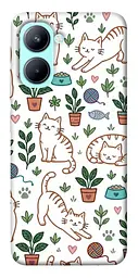 TPU чохол Demsky Cats pattern для Realme C33