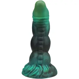 Фалоімітатор Doc Johnson Vac-U-Lock Green Serpent - мініатюра 4