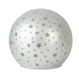 Прикраса декоративна Chomik світильник Куля, скляний, LED 12x11 см, білий (5900779881839)