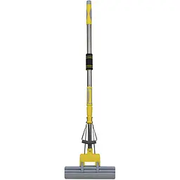 Швабра Eco Fabric PVA-насадка 27 см ручка телескоп 95-126 см 2 віджими (EF-2708) - мініатюра 5