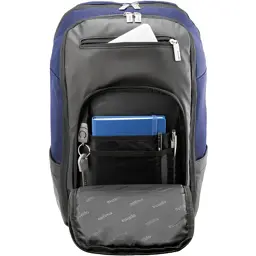 Рюкзак шкільний Optima 18" Techno чоловічий 0.7 кг 26-35 л Синій (O96916-02) - мініатюра 2