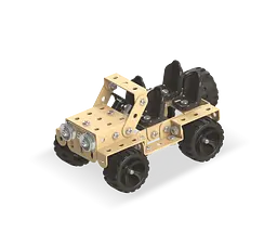 Конструктор Zephyr Mechanic Safari металевий розвивальний 155 елементів 5 моделей - мініатюра 3