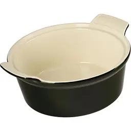 Форма для запікання Gipfel Majolica овальна з кришкою 2.4 л 28х25х16 см (3834) - мініатюра 3