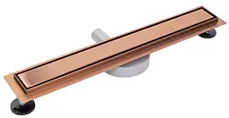 Душовий канал Rea Pure Neo 80 см brushed copper REA-G8022 - мініатюра 10