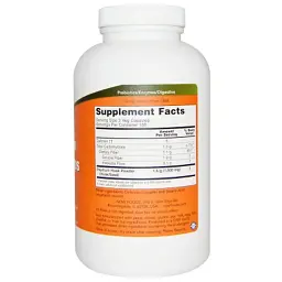 Трави Now Foods Подорожник (псіліума), Psyllium Husks, 500 мг, 500 капсул (NOW-05972) - мініатюра 2
