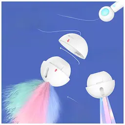 Іграшка для котів Petgravity Інтерактивна висувна вудочка з лазером блакитна (PG-CT053B) - мініатюра 11