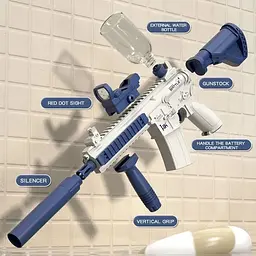 Водяний автомат електричний акумуляторний Water Gun M416 - мініатюра 7