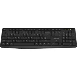 Клавіатура Canyon KB-W01 Water resistant Wireless UA Black (CNE-CKEYW01)
