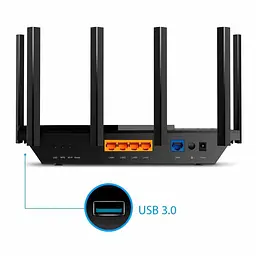 Роутер TP-Link Archer AX73 AX5400 Black 802.11ax (ARCHER-AX73) - мініатюра 3