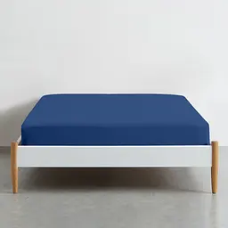 Комплект постільної білизни Cosas євро з простирадлом на резинці DENIM 200 x 220 см (Ranfors81_Denim_El-Denim_200) - мініатюра 8