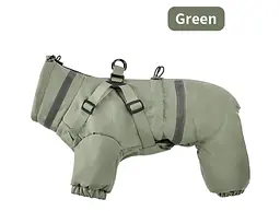 Теплий комбінезон для собак V.PET.B.R. Dog Apparel C837 Army Green, XS - мініатюра 2